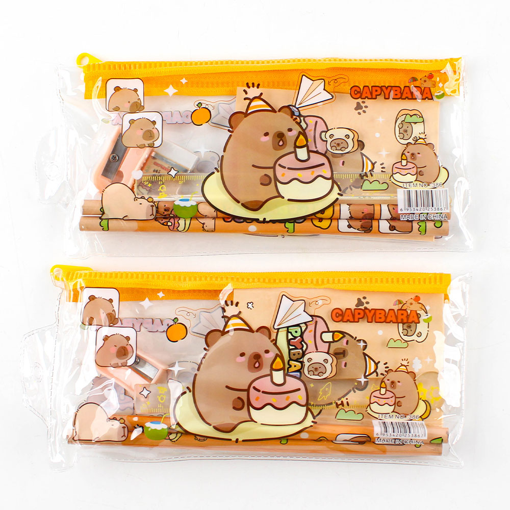 290C] 1500 팬시피아 카피바라 지퍼백 문구세트1500팬시피아카피바라지퍼백문구세트,FC88000299156,팬*아,카피바라지퍼백문구세트,카피바라문구세트,문구세트,지퍼백문구세트,캐릭터문구,학용품,학생문구,선물용문구,문구용품,학교준비물팬시피아