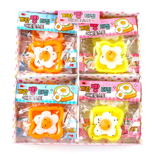 255C] 3000 계란 빵 터짐 에그토스트3000계란빵터짐에그토스트,8809293309577,8809293309560,애*이,액괴,쫀득이,말랑이,주물럭,스트레스해소팬시피아